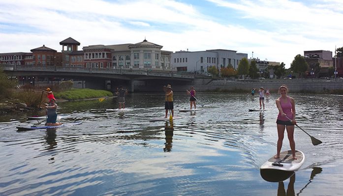 Outdoorsie - Team Paddle Excursion - Napa River Spring Runoff