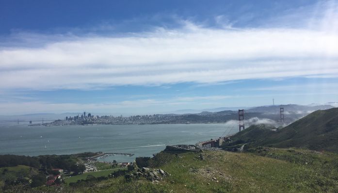 Bridge, Bay and Headlands hike from Outdoorsie